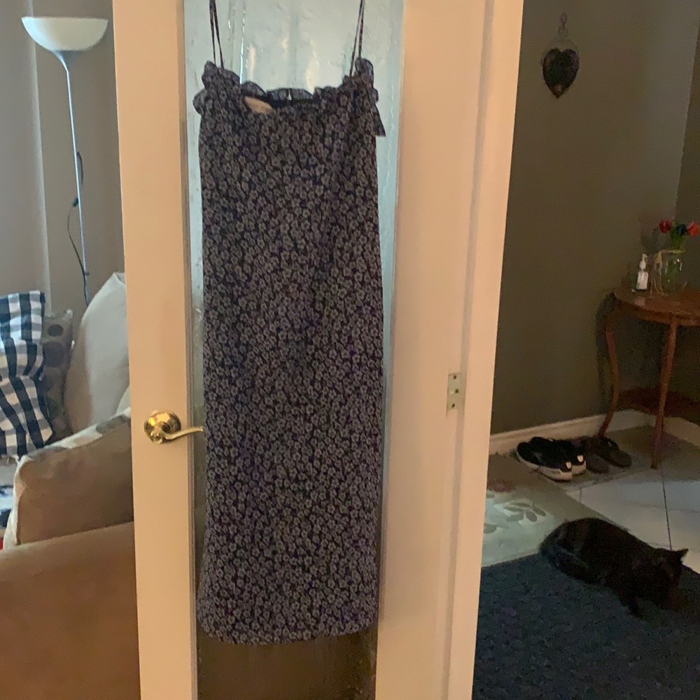 Summer dress Maggy London tie in back size 14